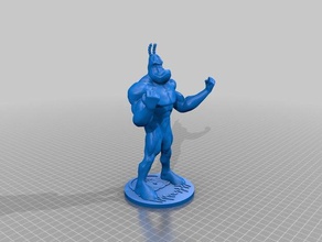 tick sculture possente 3d print model - Mito3D