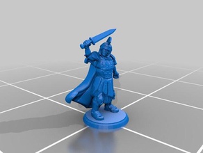 roman centurion - see description leader toys & games 28mm 32mm dnd fighter gladiator italians italy leaders legion legionnaire pathfinder warrior rome total war 2 soldier soldiers warriors 3d print model - Mito3D