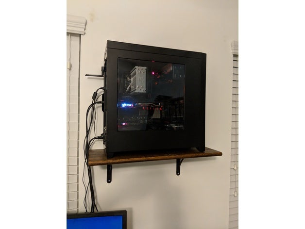 corsair 200r atx supports muraux ménage 3D print model - Mito3D