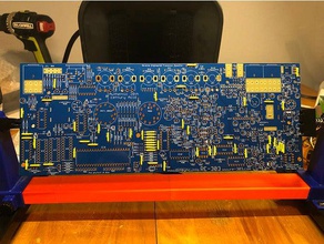 adjustable circuit board holder span electronics pcb vise 3d print model - Mito3D