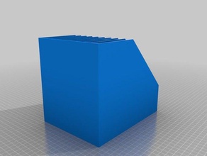 my customized magazine paper organizer containers 3d print model - Mito3D