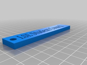 lse stuco Schlüsselanhänger 3d-drucken 3d print model - Mito3D