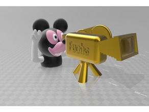 mickey mouse camera - starlets delight sculptures 3d print model - Mito3D