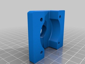 am8 horizontal y belt remix 3d printer parts 605zz motor stepper mount vertical 3d print model - Mito3D