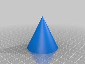 de base la géométrie L'impression 3d tests 50mm cône cube le cylindre sphère 3d print model - Mito3D