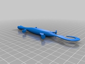 rango - lagarto de plástico suave v1 deporte y al aire libre 3d print model - Mito3D