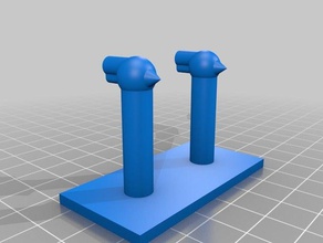 my customized hygienic oral-b holder bathroom 3d print model - Mito3D