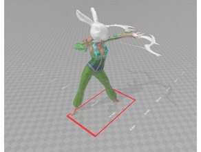 bunny archer les créatures 3d print model - Mito3D