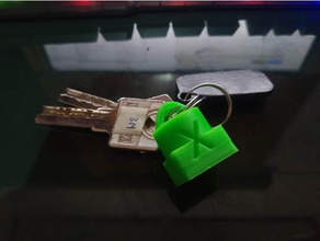 calibration cube 20mm xyz key chain 3d printing tests 3d print model - Mito3D