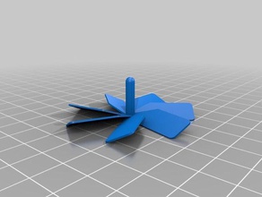 mi aire personalizada tops 7 hojas juguetes mecánicos personalizado 3d print model - Mito3D
