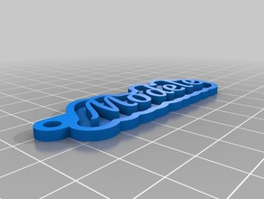 modele keychains customized 3d print model - Mito3D