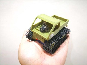 kleine Pistenraupe fpv - coolsten tiny trak r c Fahrzeuge rc tank snowcat winzige Schreien 3d print model - Mito3D