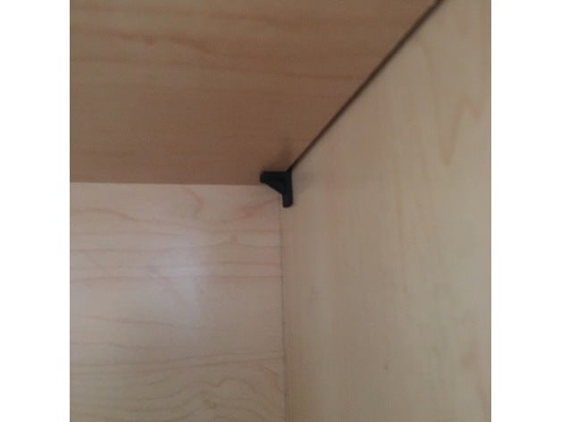shelf peg replacement parts bookshelf cabinet pegs bracket 3D print model - Mito3D