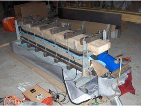 esquí de prensa diy la máquina neumática el compuesto hecho en casa pulse resina telemark madera 3d print model - Mito3D
