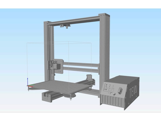 tevo schwarze Witwe Bett bauen Platte s3d 3d-drucken 3D print model - Mito3D