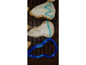 lacrosse cortador de galletas cocina y comedor cookie lax 3d print model - Mito3D