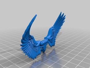 flying nun espace des ailes jouets & jeux 40k les séraphins sœurs de bataille warhammer 3d print model - Mito3D