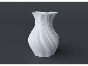 blossom vase decor flower pot 3d print model - Mito3D