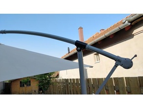 parasol de piezas repuesto al aire libre y jardín sombrilla 3d print model - Mito3D