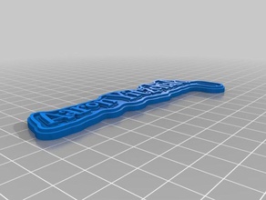 keychain -aaron yitzchak-yellow signs & logos customized 3d print model - Mito3D