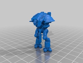 epic scale dominion crusader games 6mm epic40k imperial knight imperium titan warhammer 40k 3d print model - Mito3D