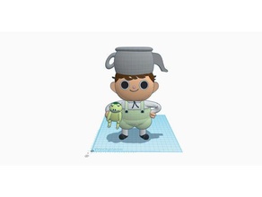 greg over garden wall people cartoon character network 3d print model - Mito3D