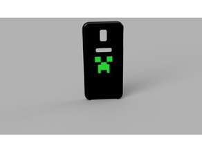 samsung galaxy j3 creeper-Telefon-Kasten 3d-drucken minecraft phonecase 3d print model - Mito3D