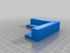 caster mounting jig 3d print model - Mito3D