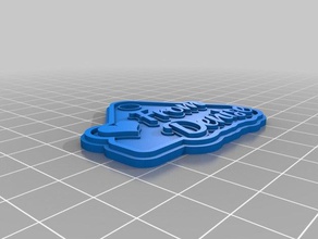 denise cuore regalo di tag segni e loghi su misura 3d print model - Mito3D