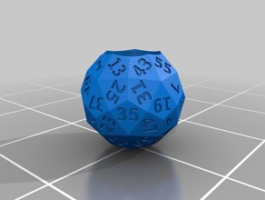 d60-Würfel-box Würfel 60 einseitig seitige box d60 Würfel-box dice Fall - Schraubendreher Gewinde 3d print model - Mito3D