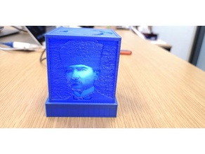 ataturk cube - lithophane decor mustafa kemal 3d print model - Mito3D