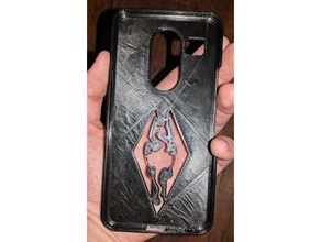 google lg nexus 5x skyrim case mobile phone cellphone cell 3d print model - Mito3D
