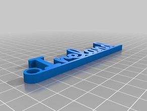 irlanda keychaindl accesorios personalizado 3d print model - Mito3D