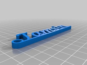 tamsin keychaindl accesorios personalizado 3d print model - Mito3D