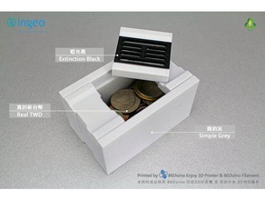 drain coin bank tool holders & boxes 86duino 3d print model - Mito3D