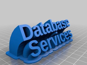 Datenbank-services office kundengebundene 3d print model - Mito3D
