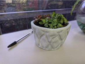 etli bitki pot 3d yazıcı parçaları 3d print model - Mito3D