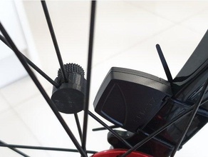 bicycle computer wheel spoke magnet holder sport & outdoors bike 3d print model - Mito3D