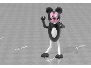 mickey mouse le creature 3d print model - Mito3D