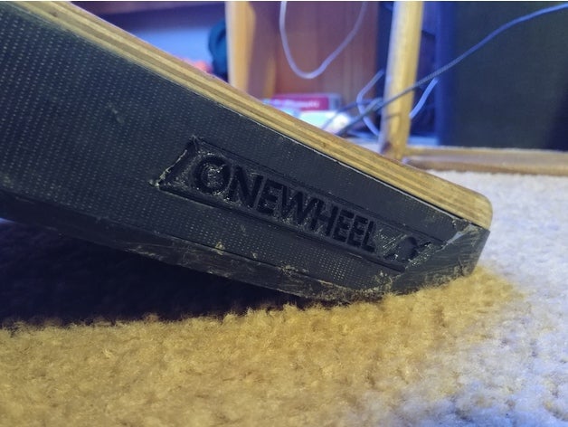 onewheel emblema personalizado la electrónica una de las ruedas onewheelplus onewheelxr xr 3D print model - Mito3D