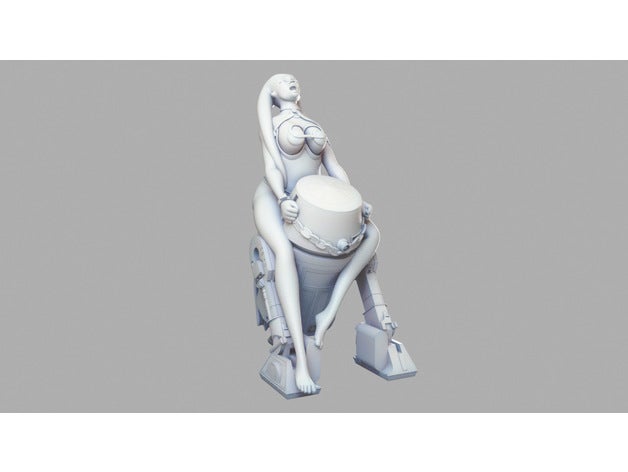 slave girl people body female sexy woman 3D print model - Mito3D