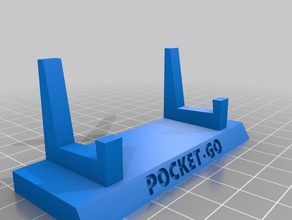 pocketgo stand video games 3d print model - Mito3D