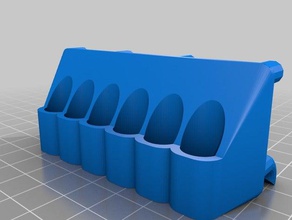 screwdriver x6 tool holders & boxes customized 3d print model - Mito3D