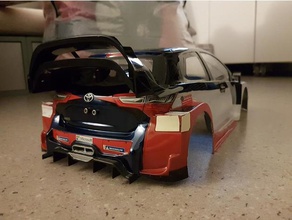 diffuseur yaris wrc 1 10 3d printing rally rallye rc car scale model semanyd 3d print model - Mito3D