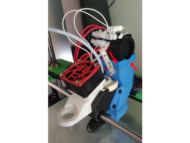 aneta6 - frankenstein extension -&gt much more nozzle airflow 3d printer accessories anet a8 mods cooling 3D print model - Mito3D