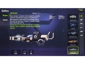 destroyer cyber hunter games 3d print model - Mito3D