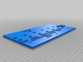 Boot-Schalter pannel 3d-drucken Boot marine - Schalter 3d print model - Mito3D