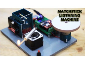 match stick lightning machine diy arduino matchstick 3d print model - Mito3D