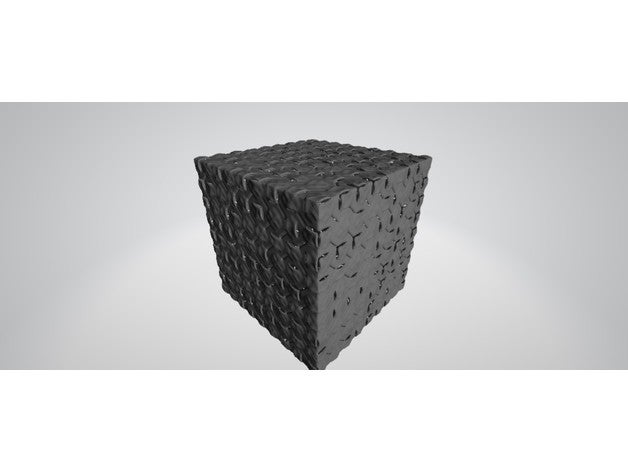 3 cubes - generative design decor dizingof lampshade led 3D print model - Mito3D