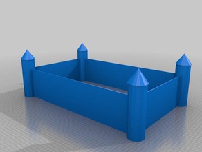 my customized openscad castle 3d printing 3d print model - Mito3D